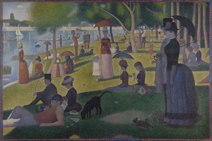'Tarde de domingo en la isla de la Grande Jatte' de Georges Seurat