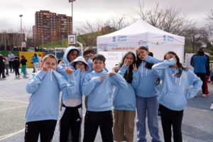 Alumnos del CEIP El Madroño que participan en el proyecto 'La Tribu del 12'