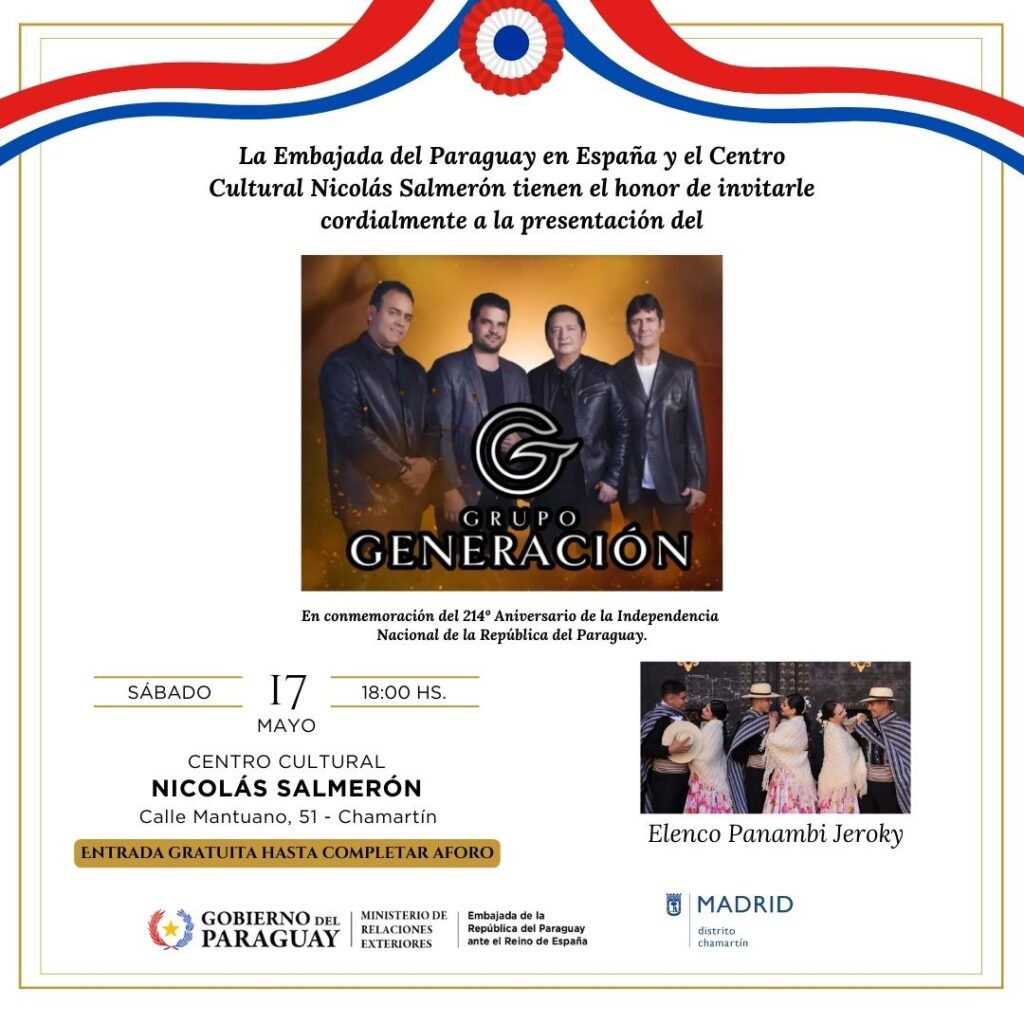 Cartel del concierto Generación G