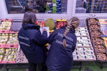 Inspección veterinaria en Mercamadrid. Madrid Salud