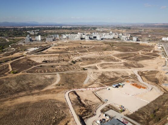 Imagen de los trabajos que dieron origen al actual parque