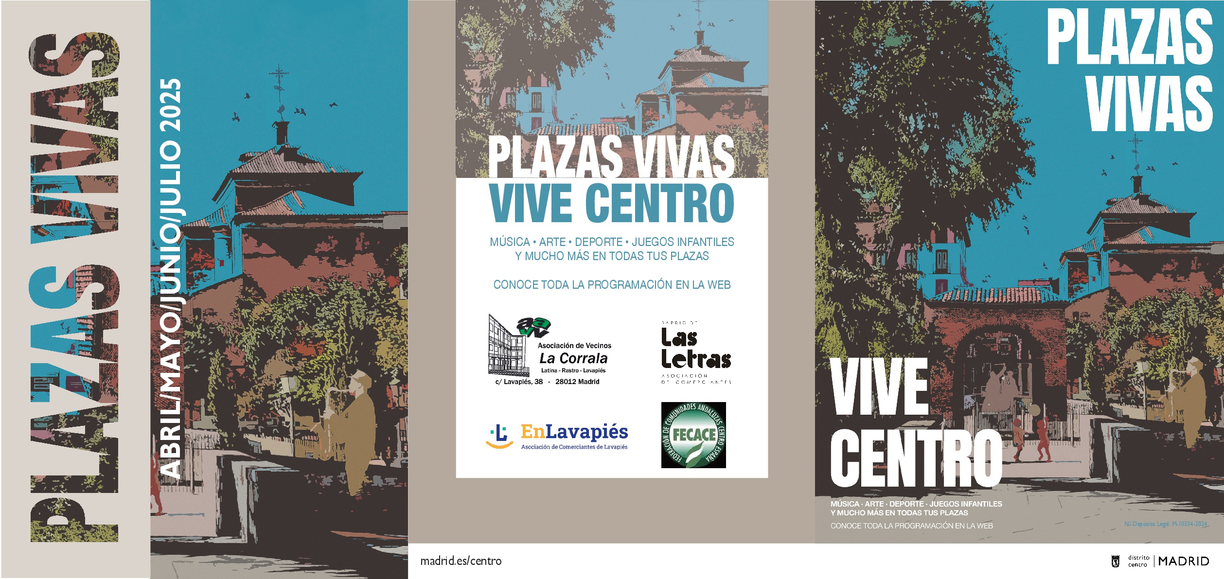 Cartel de Plazas Vivas