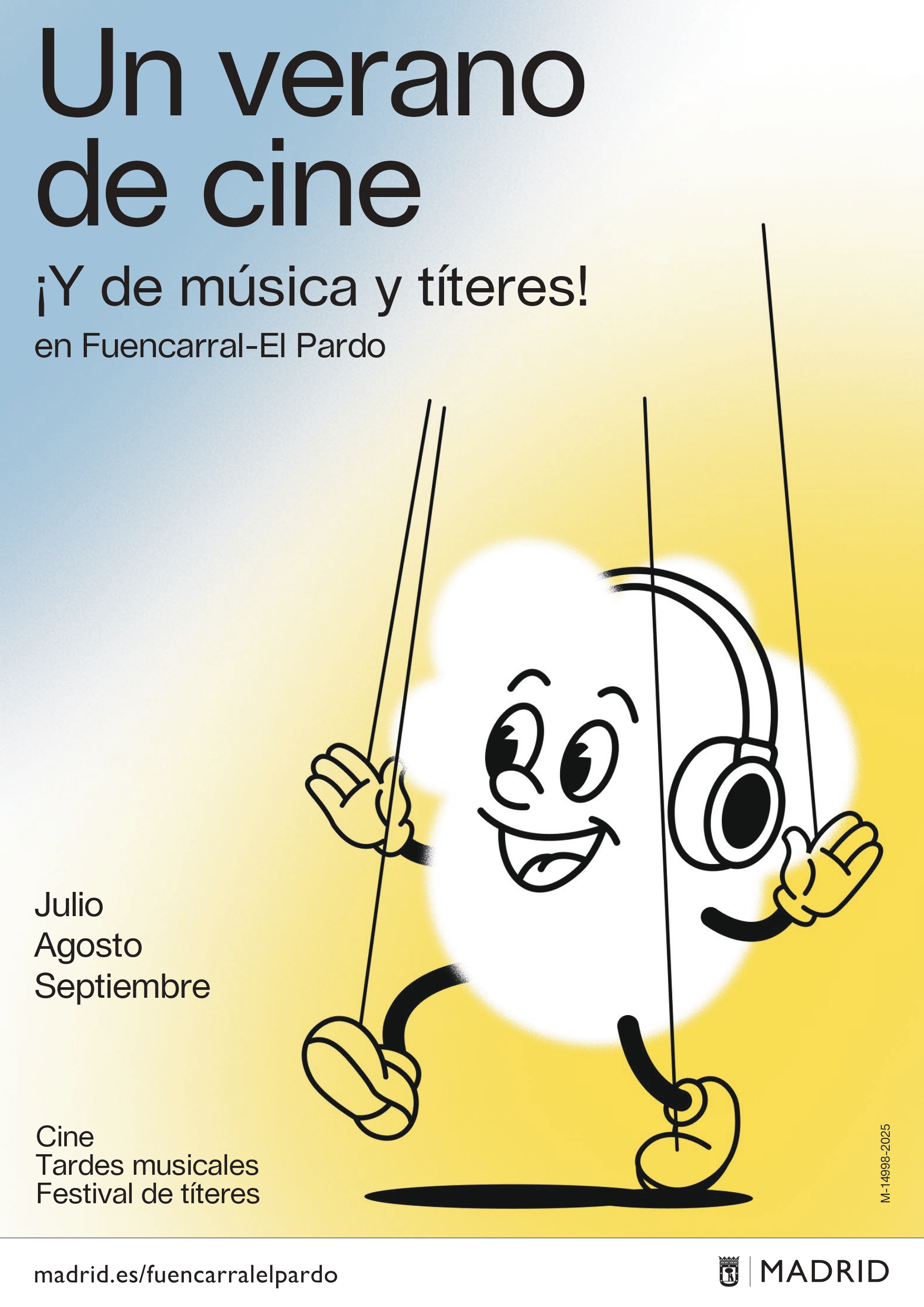 Cartel de la programación cultural de verano de Fuencarral-El Pardo