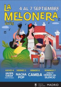 Cartel de las Fiestas de la Melonera 2025