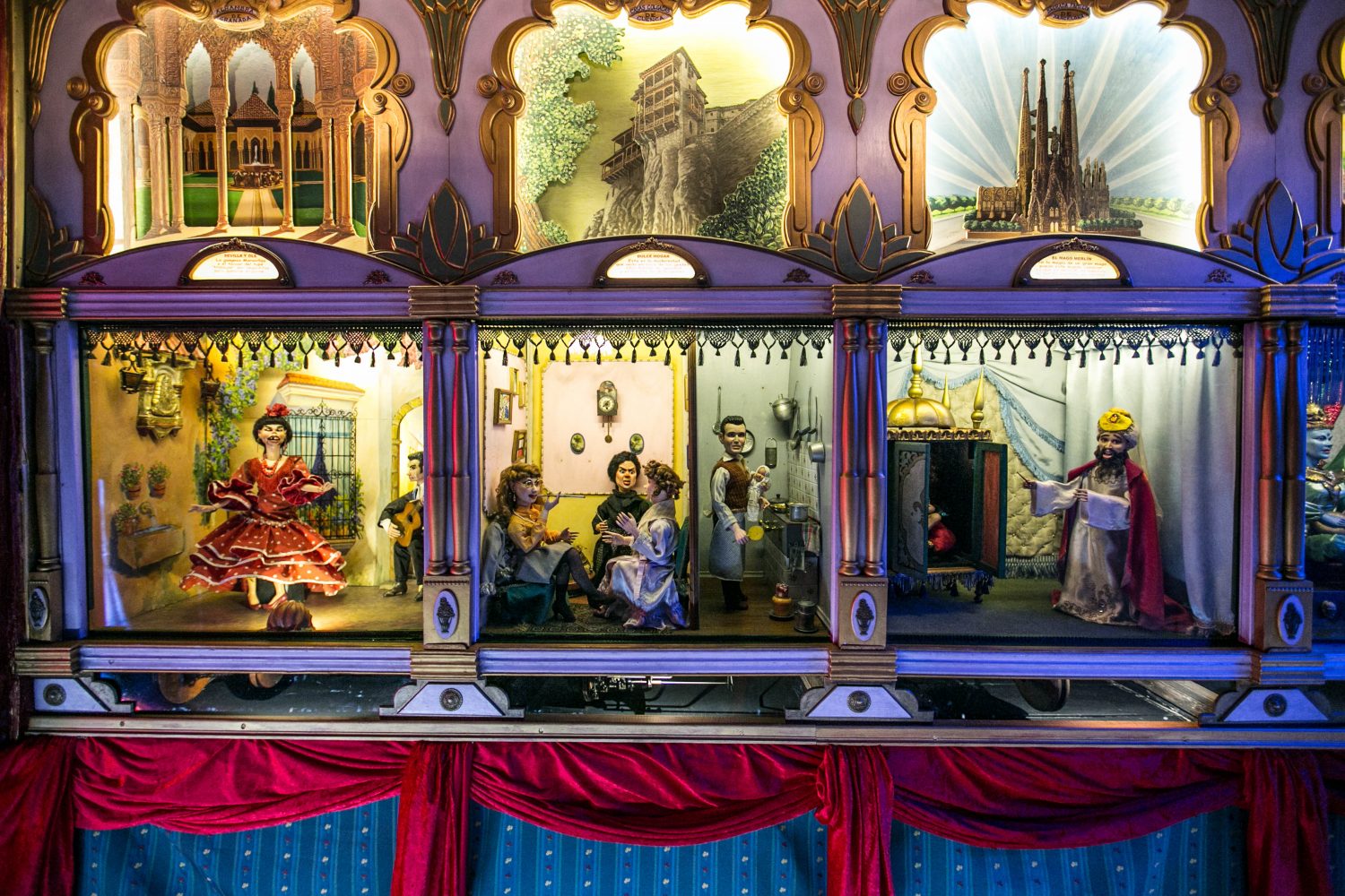Imagen del teatro de autómatas de Matadero