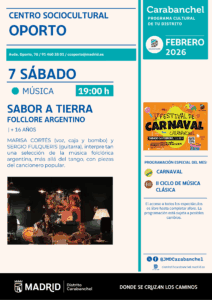 Cartel del concierto Sabor a tierra