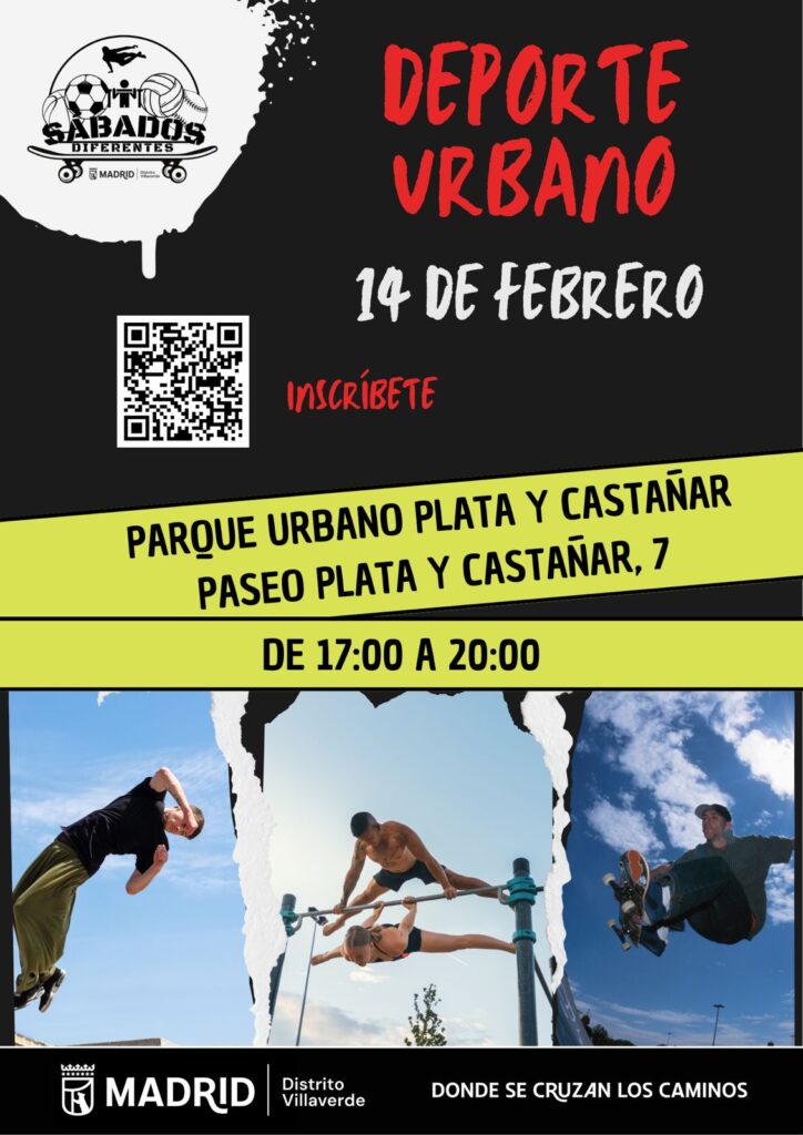 Cartel de los sábados diferentes de villaverde
