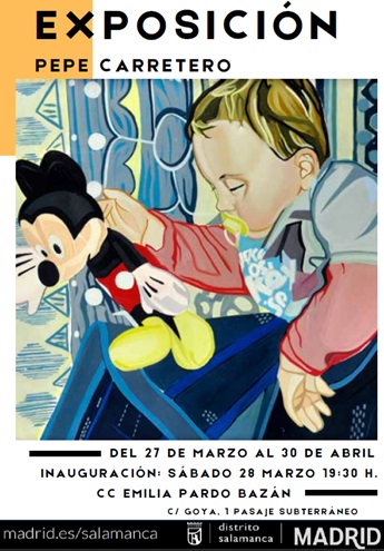 Cartel de la exposición de Pepe Carretero