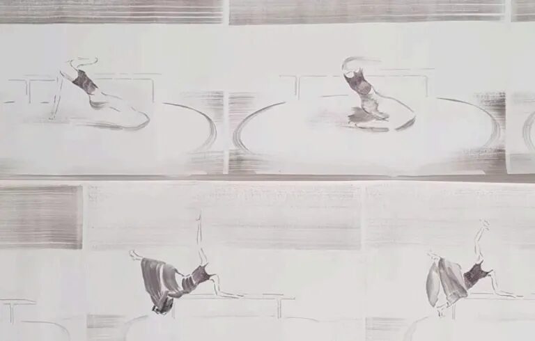 Obra artística de Lola Lasurt en la exposición Aún Deep Song en Condeduque